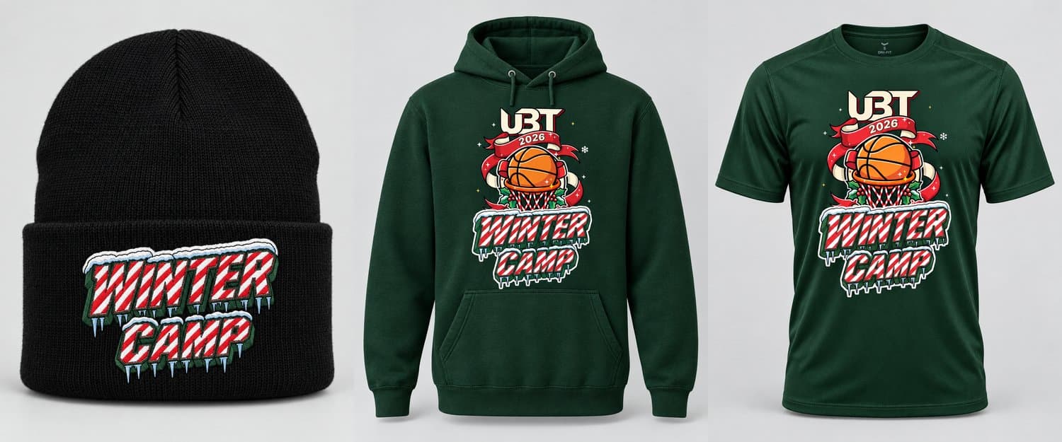 ELITE merch (zöld): Winter Camp sapka, pulóver és póló